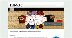 Desktop Screenshot of miracleoy.fi